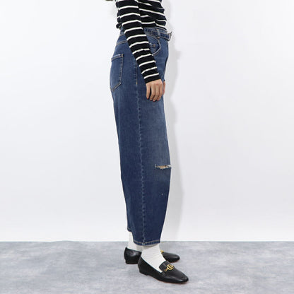 PINKO デニムパンツ ネイビー ダメージ加工  1J10PH-Y78N