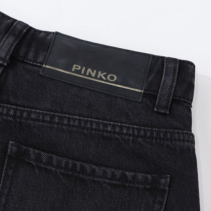 PINKO デニムパンツ ブラックデニム スタッズ 1J10Q5-Y78X