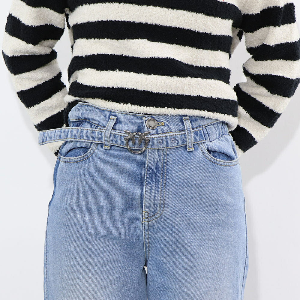 PINKO デニムパンツ ブルー ストレート  1J10TT-Y832