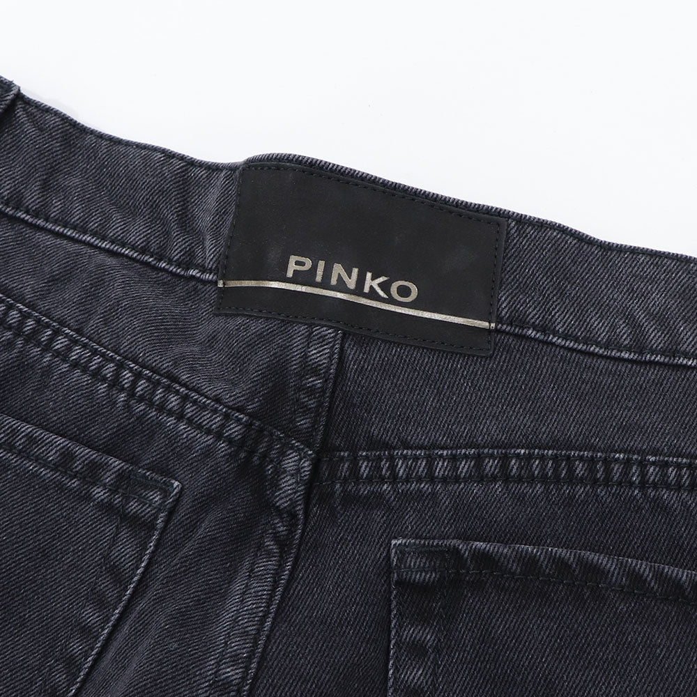 PINKO デニムパンツ グレー ストレート カーゴデニム 1J110S-A0AE