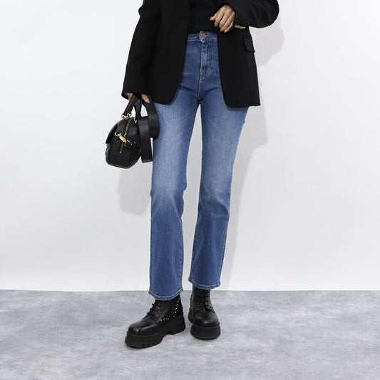 PINKO デニムパンツ ブルー ストレート シンプル 1J1113-Y78M