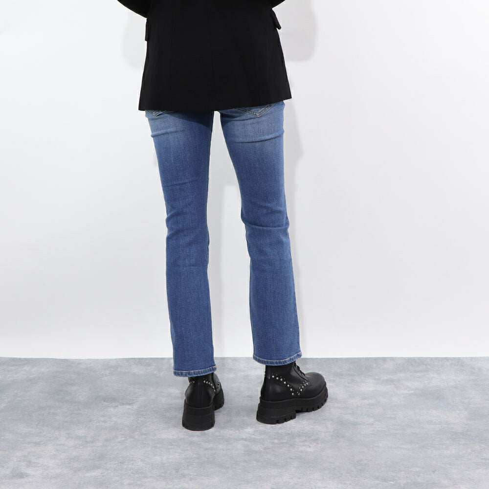 PINKO デニムパンツ ブルー ストレート シンプル 1J1113-Y78M