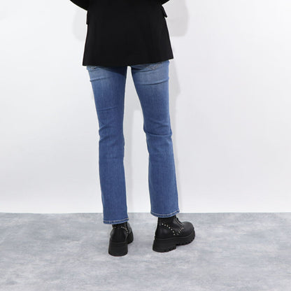 PINKO デニムパンツ ブルー ストレート シンプル 1J1113-Y78M