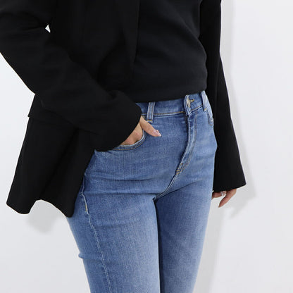 PINKO デニムパンツ ブルー ストレート シンプル 1J1113-Y78M