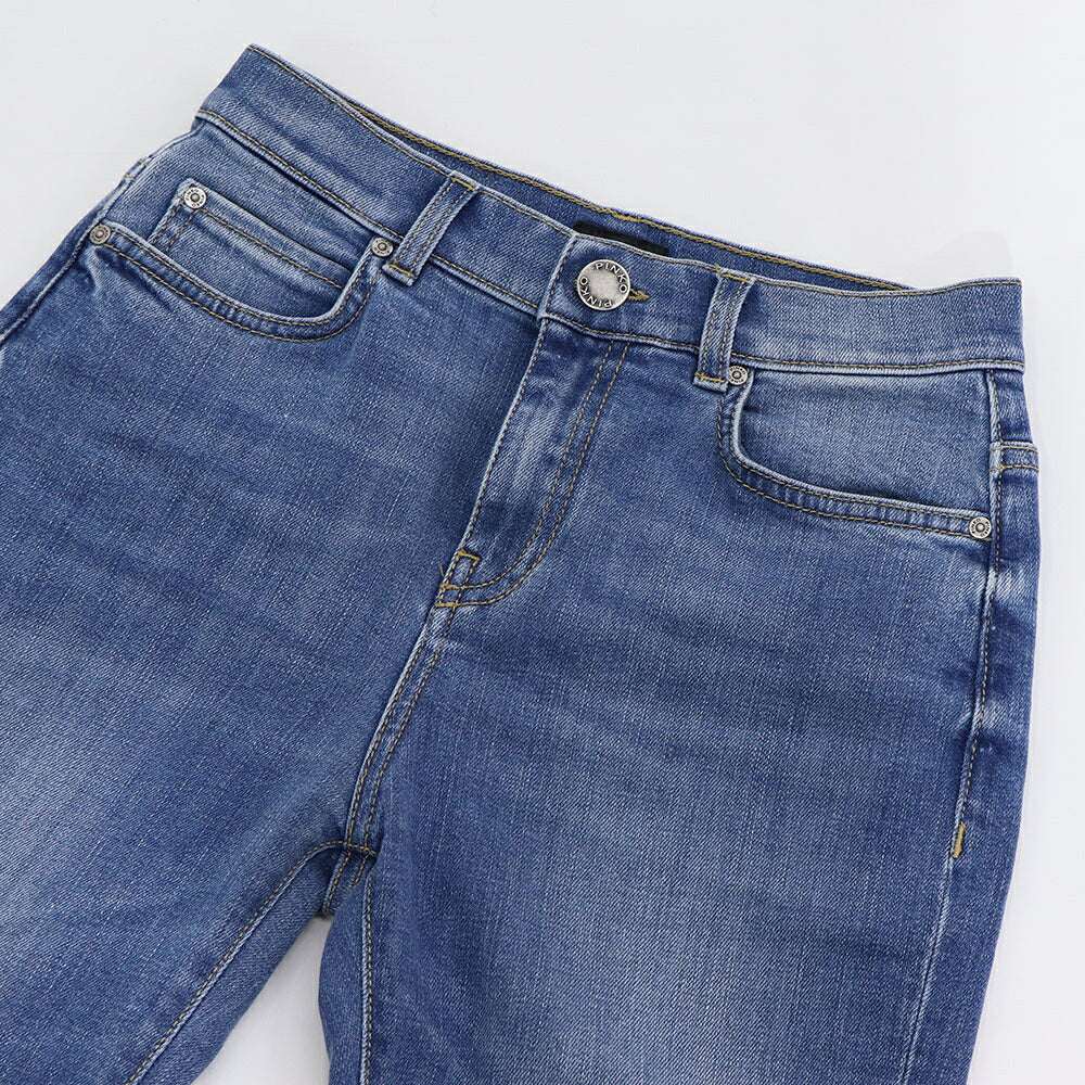 PINKO デニムパンツ ブルー ストレート シンプル 1J1113-Y78M