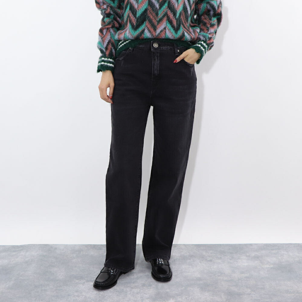 PINKO デニムパンツ ブラック ブラックデニム ストレート 1J1129-A09G