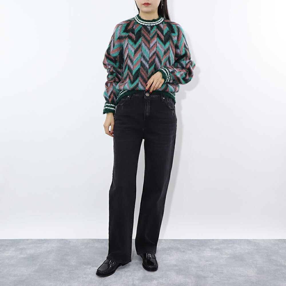 PINKO デニムパンツ ブラック ブラックデニム ストレート 1J1129-A09G