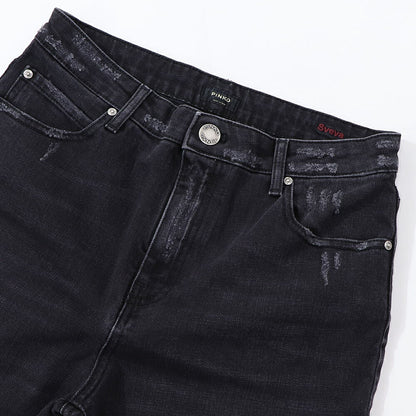 PINKO デニムパンツ ブラック ブラックデニム ストレート 1J1129-A09G