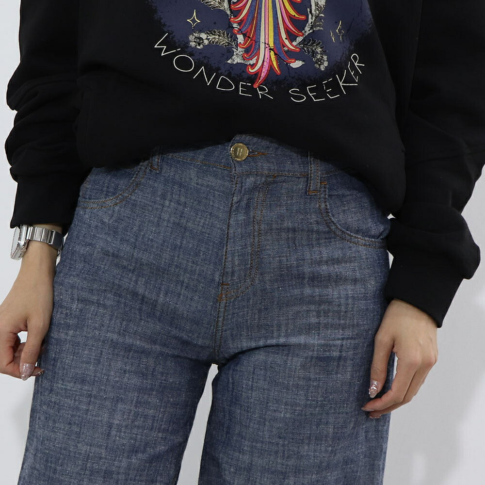 PINKO デニムパンツ ネイビー 1Q10BE-A03D