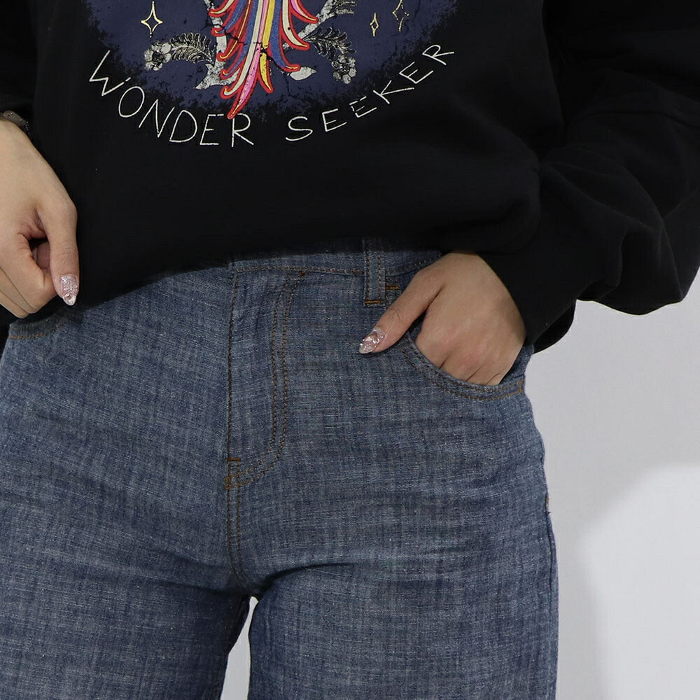 PINKO デニムパンツ ネイビー 1Q10BE-A03D