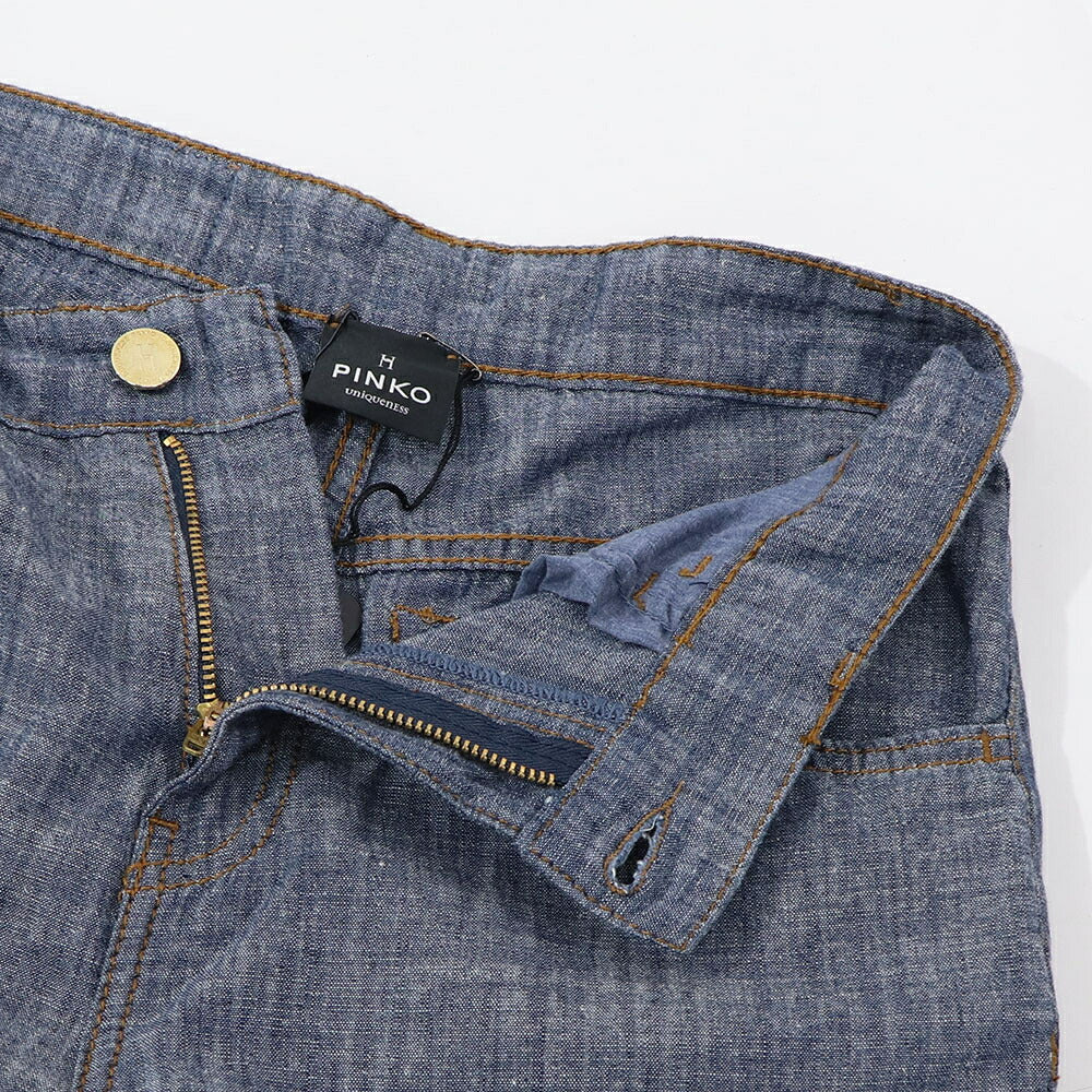 PINKO デニムパンツ ネイビー 1Q10BE-A03D
