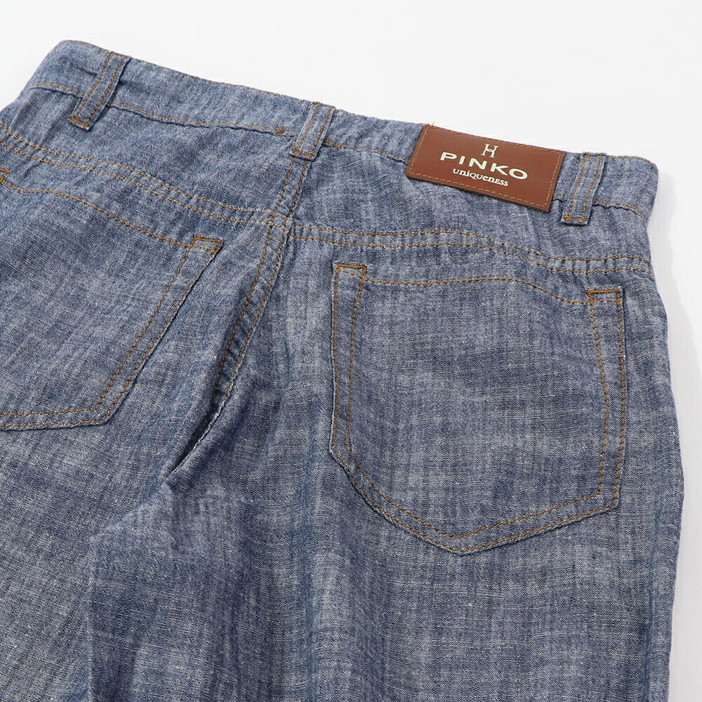 PINKO デニムパンツ ネイビー 1Q10BE-A03D