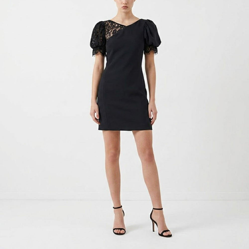 ピンコ PINKO ワンピース ブラック ミニワンピース レース 100145-A0HL