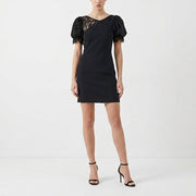 ピンコ PINKO ワンピース ブラック ミニワンピース レース 100145-A0HL