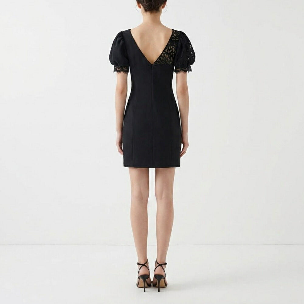 ピンコ PINKO ワンピース ブラック ミニワンピース レース 100145-A0HL
