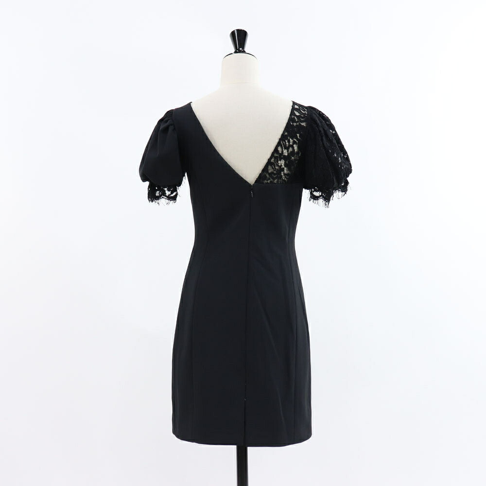 ピンコ PINKO ワンピース ブラック ミニワンピース レース 100145-A0HL