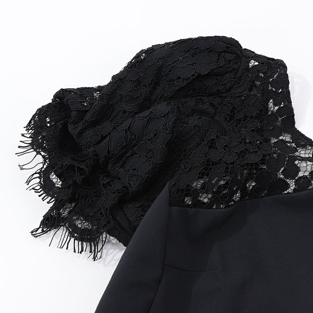 ピンコ PINKO ワンピース ブラック ミニワンピース レース 100145-A0HL