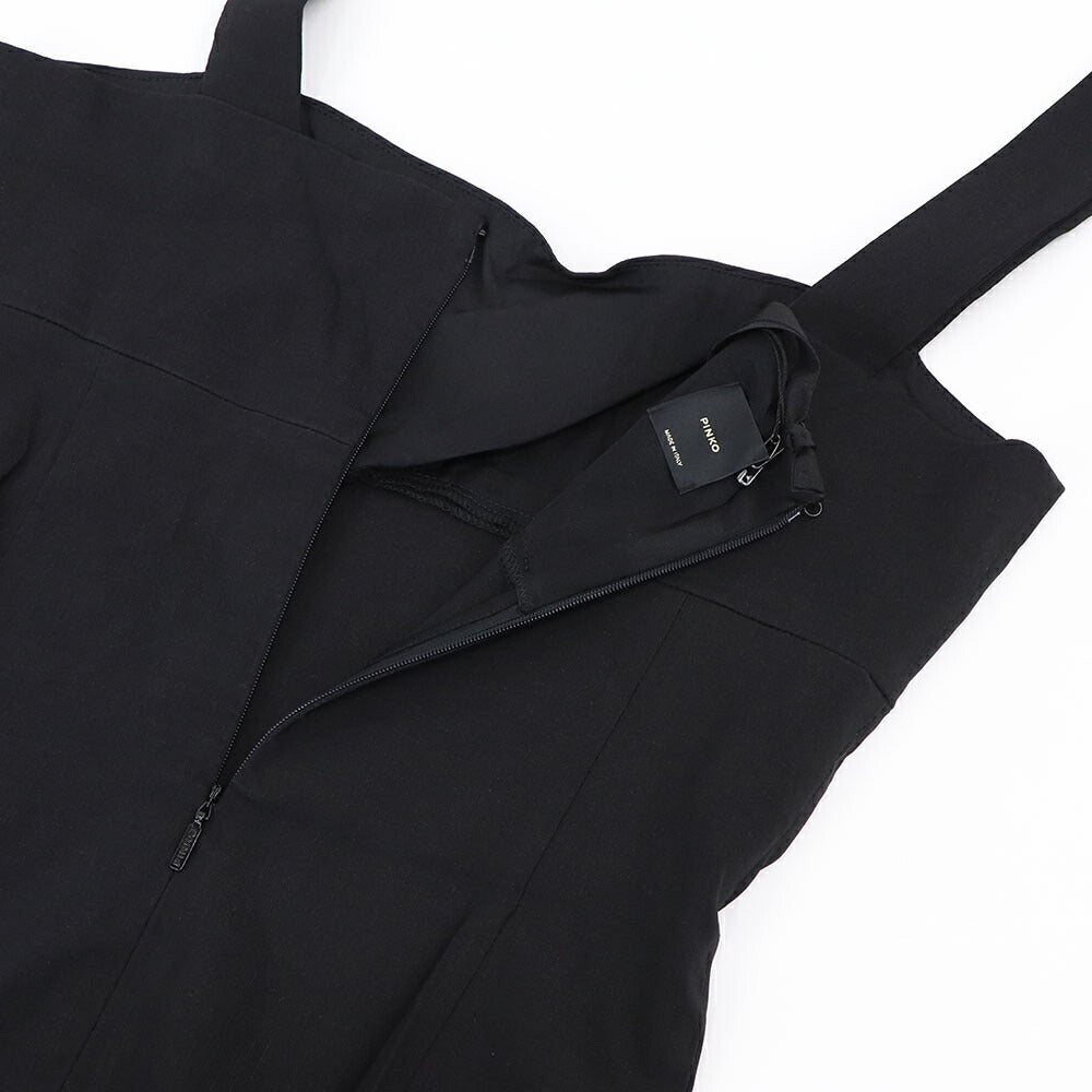 PINKO ワンピース ブラック ジャンスカ 100462-A0IM