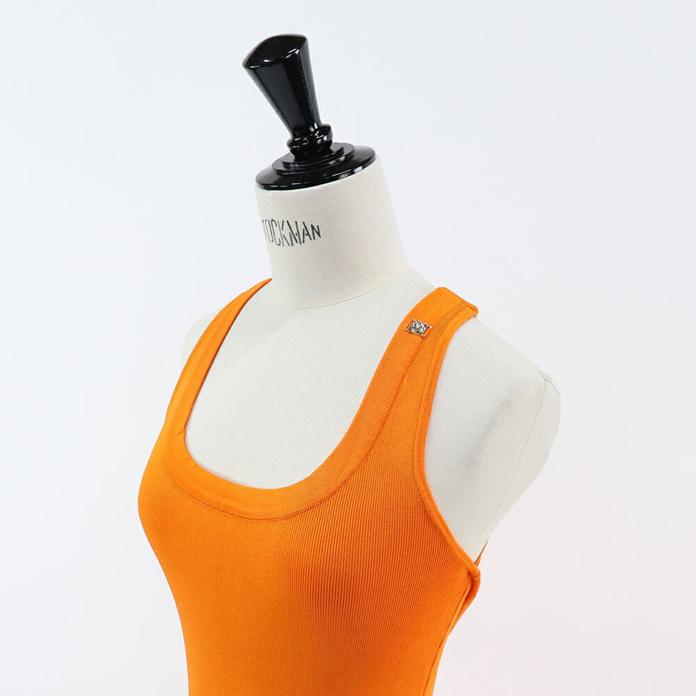 PINKO ワンピース オレンジ ブラック ミニワンピース バックデザイン 100514-A0LV