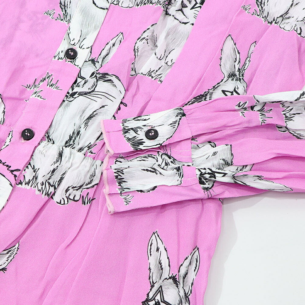 PINKO ピンコ レディース ワンピース ピンク ミニワンピース うさぎ柄 100766-A0PG