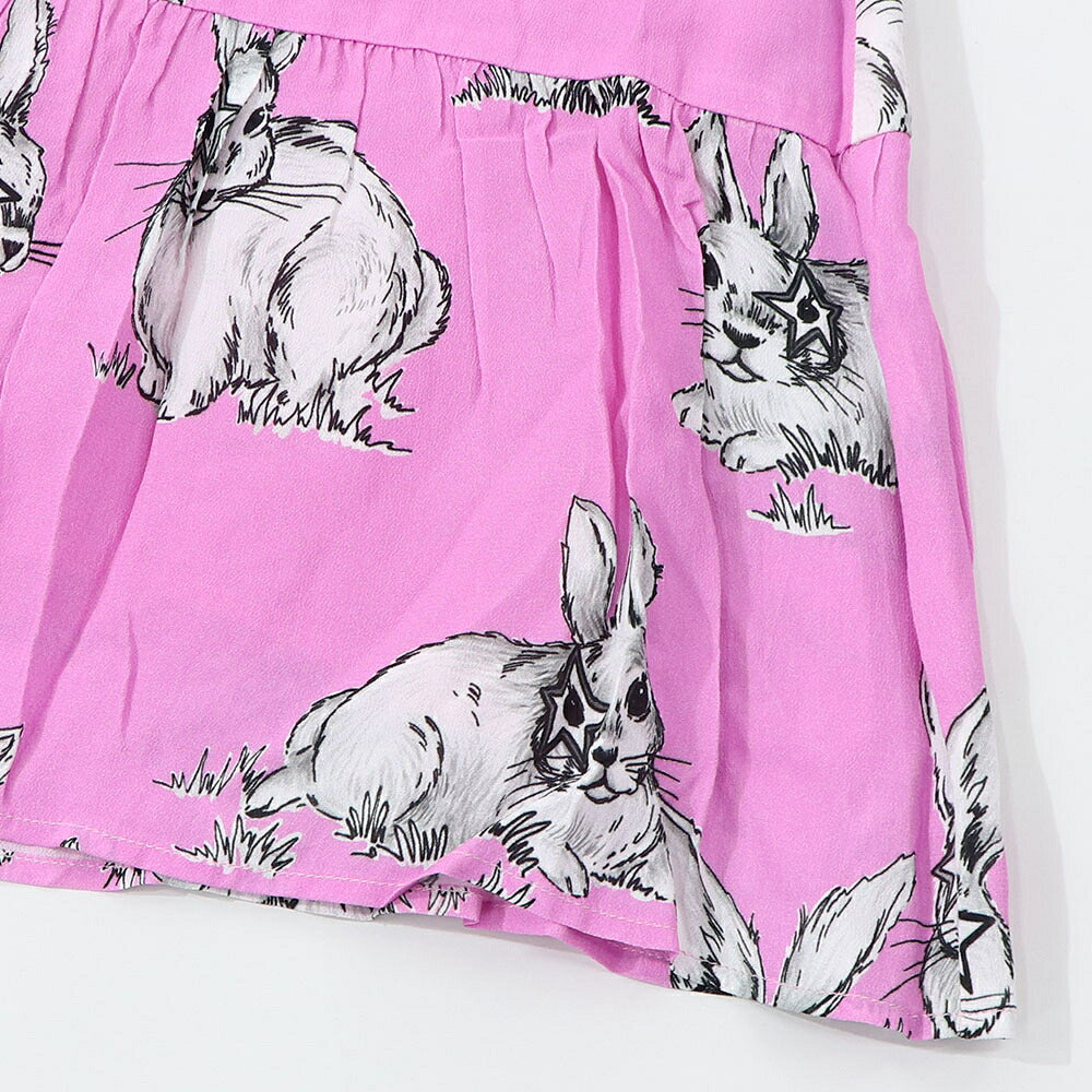 PINKO ピンコ レディース ワンピース ピンク ミニワンピース うさぎ柄 100766-A0PG