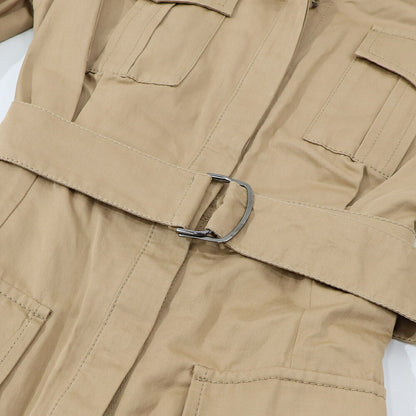 PINKO ベージュ シャツワンピース ミニワンピース 1B14EW-8004