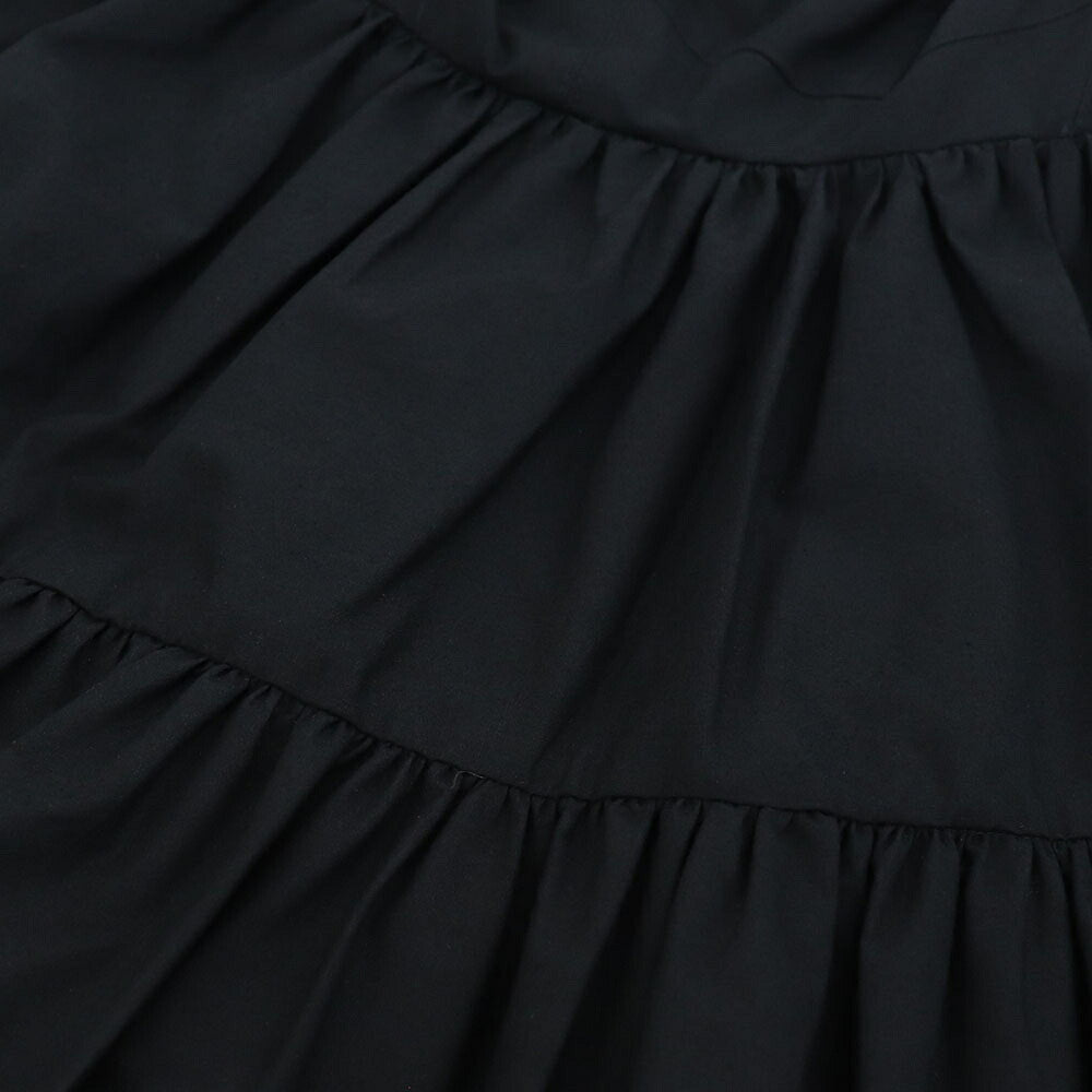 PINKO ピンコ レディース ワンピース ブラック コットン オフショルダー 1B14FF-7977