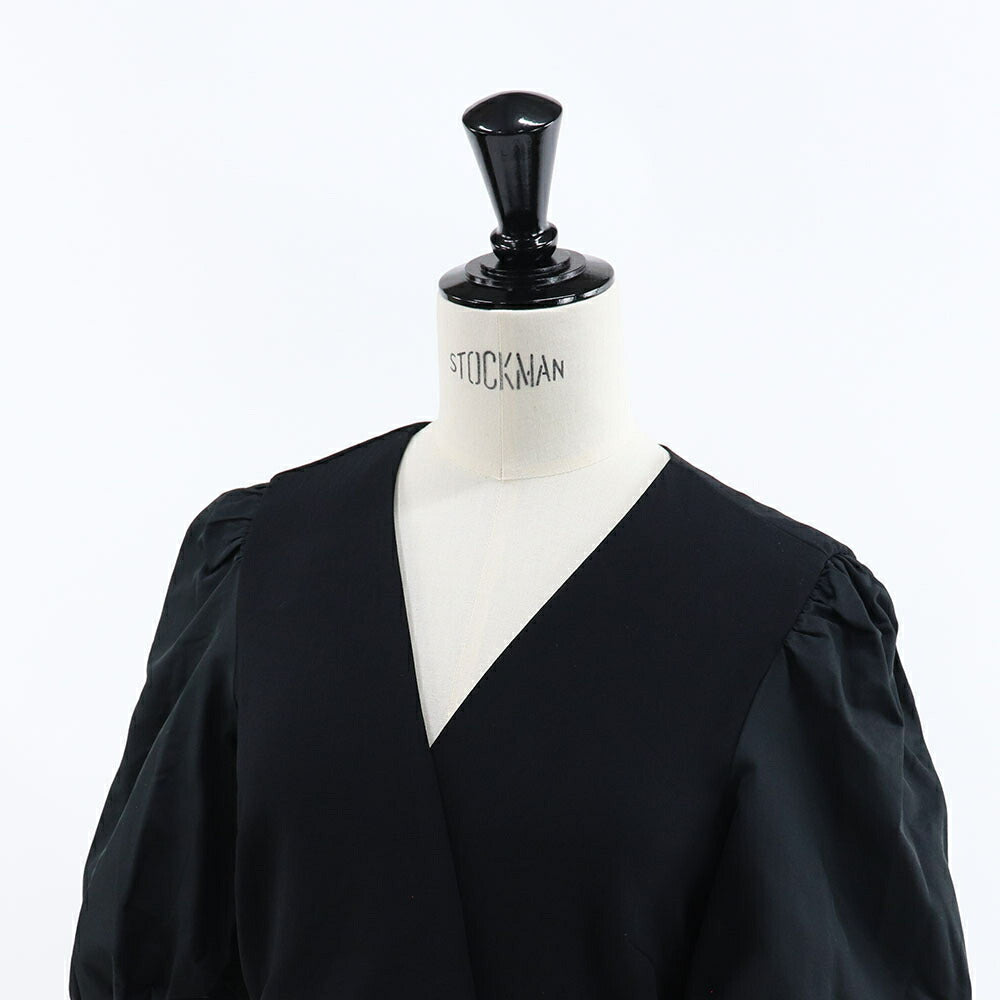 ピンコ PINKO ワンピース ブラック ミニワンピース シンプル フリル 1B14J1-8070