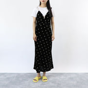 PINKO ワンピース ブラック ベロア 1B14NL-8264