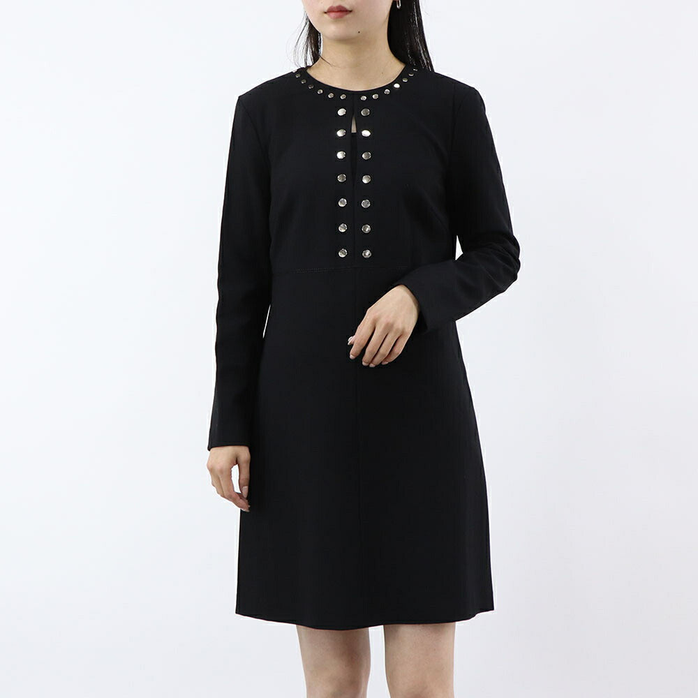 PINKO ワンピース ブラック ミニワンピース スタッズ 1G14MU-7873