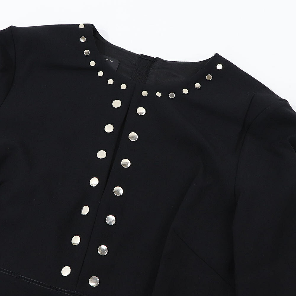 PINKO ワンピース ブラック ミニワンピース スタッズ 1G14MU-7873