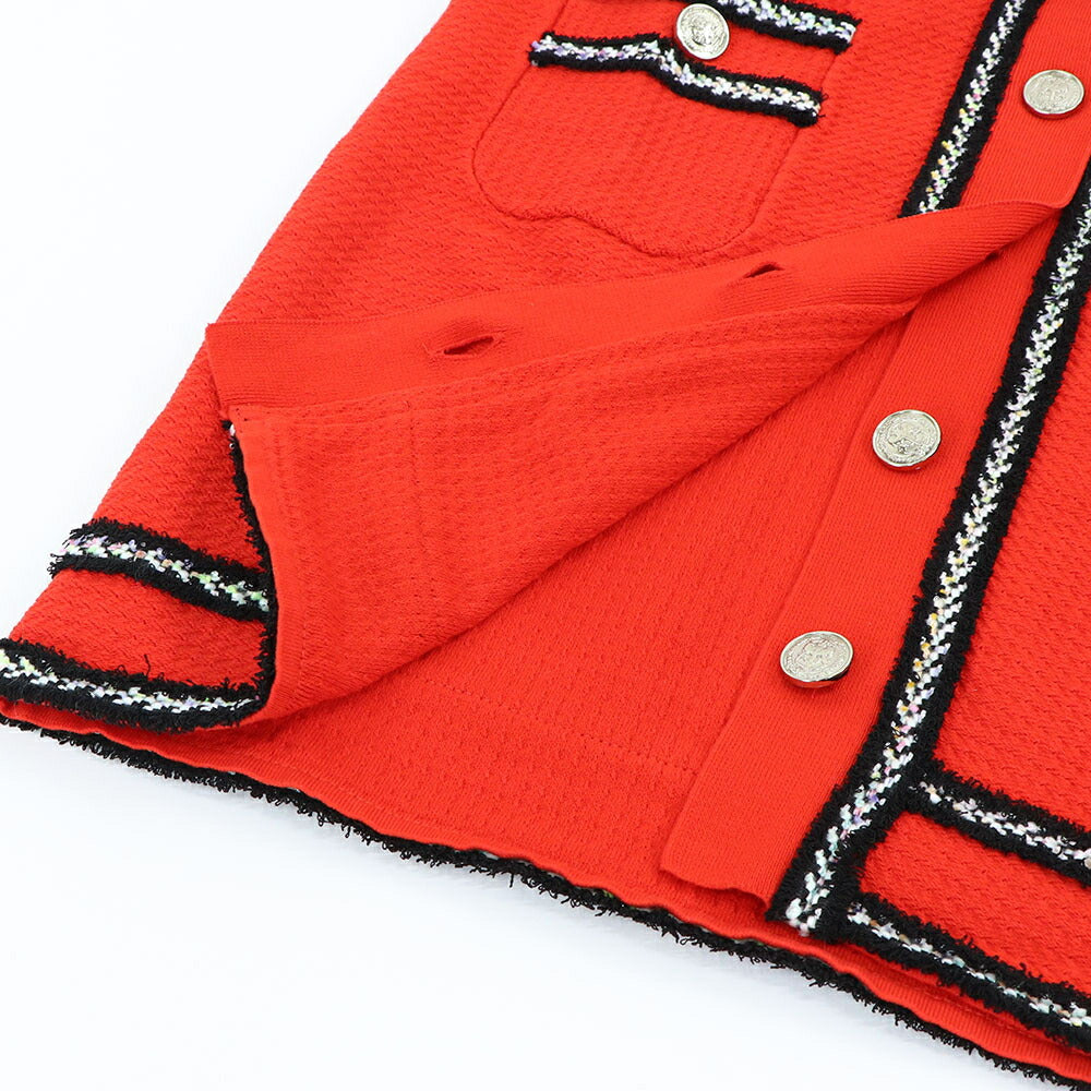 ピンコ PINKO ワンピース レッド ニットワンピース 襟付き 1G15Q2-Y6T6