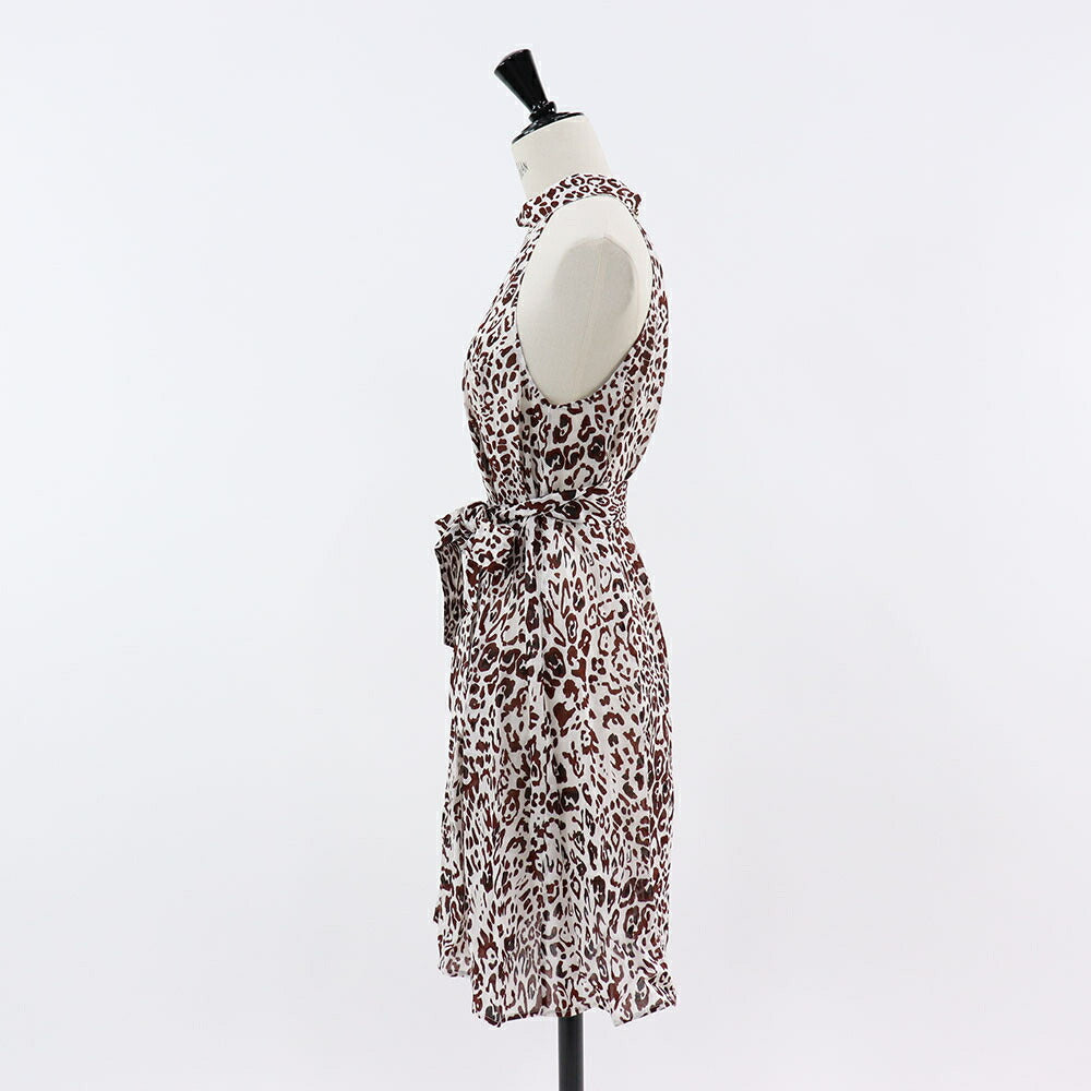 PINKO ワンピース ブラウン ヒョウ柄 1G1633-Y6VZ