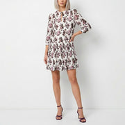 PINKO ピンコ レディース ワンピース ホワイト ミニワンピース 花柄 1G164A-8460