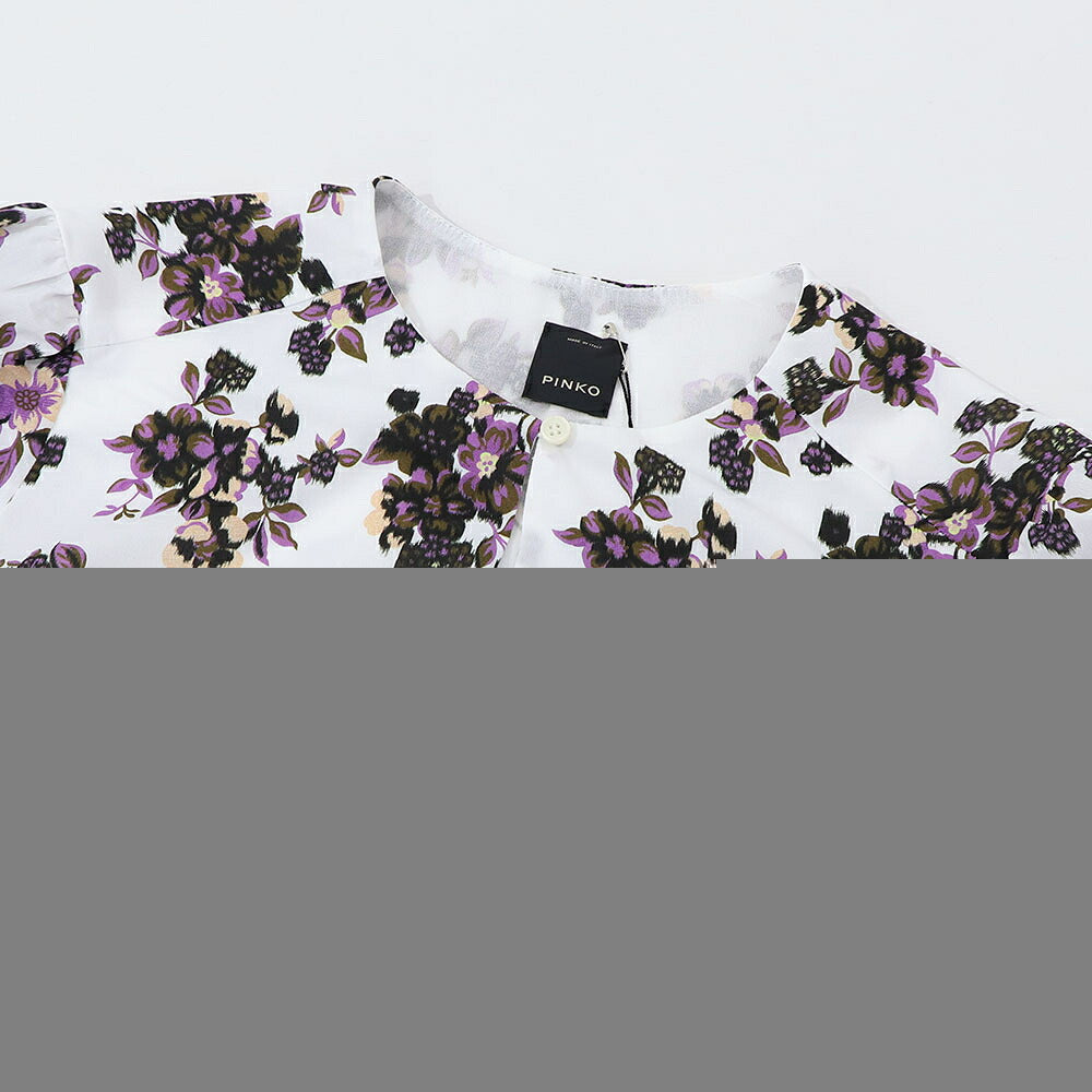 PINKO ピンコ レディース ワンピース ホワイト ミニワンピース 花柄 1G164A-8460