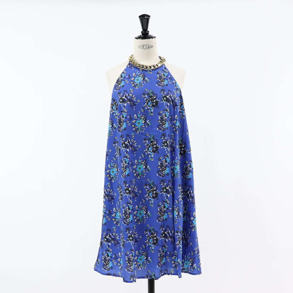 PINKO ワンピース ブルー ホルターネック 1G164G-8460