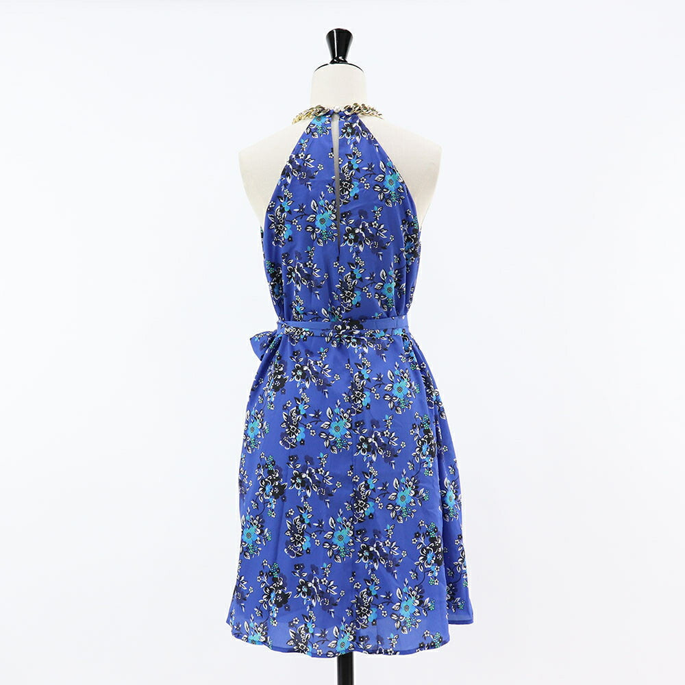 PINKO ワンピース ブルー ホルターネック 1G164G-8460