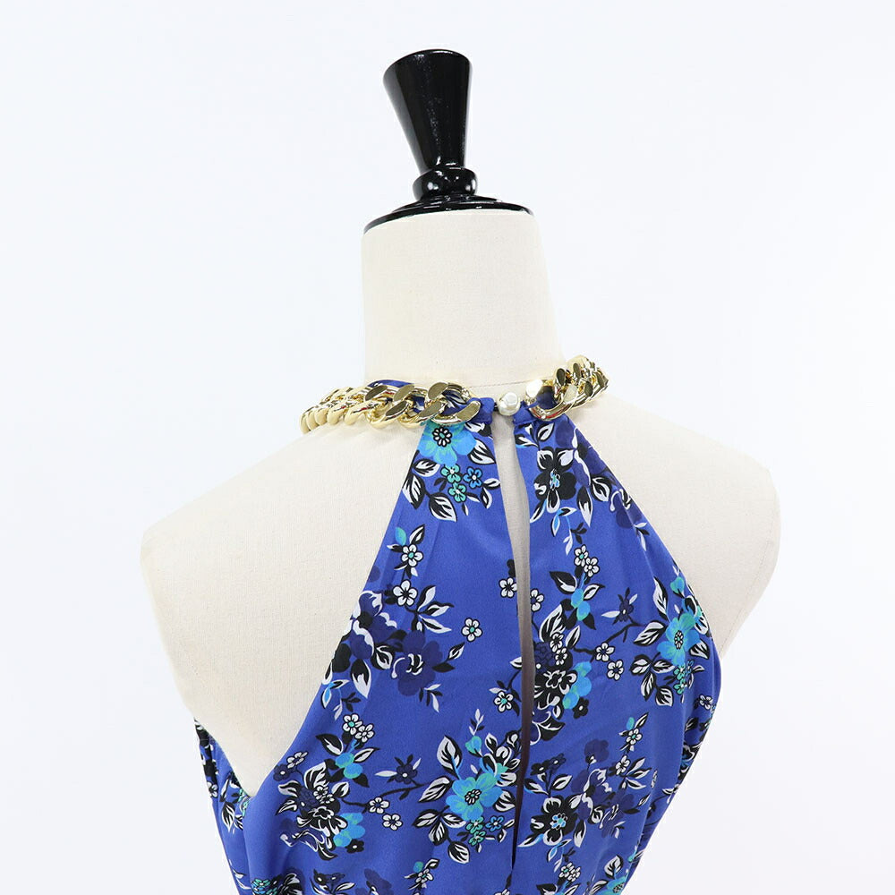 PINKO ワンピース ブルー ホルターネック 1G164G-8460