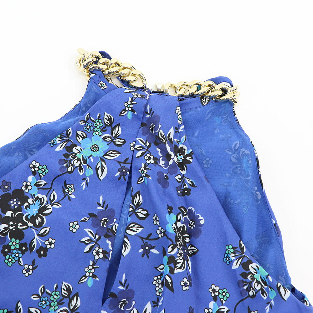 PINKO ワンピース ブルー ホルターネック 1G164G-8460