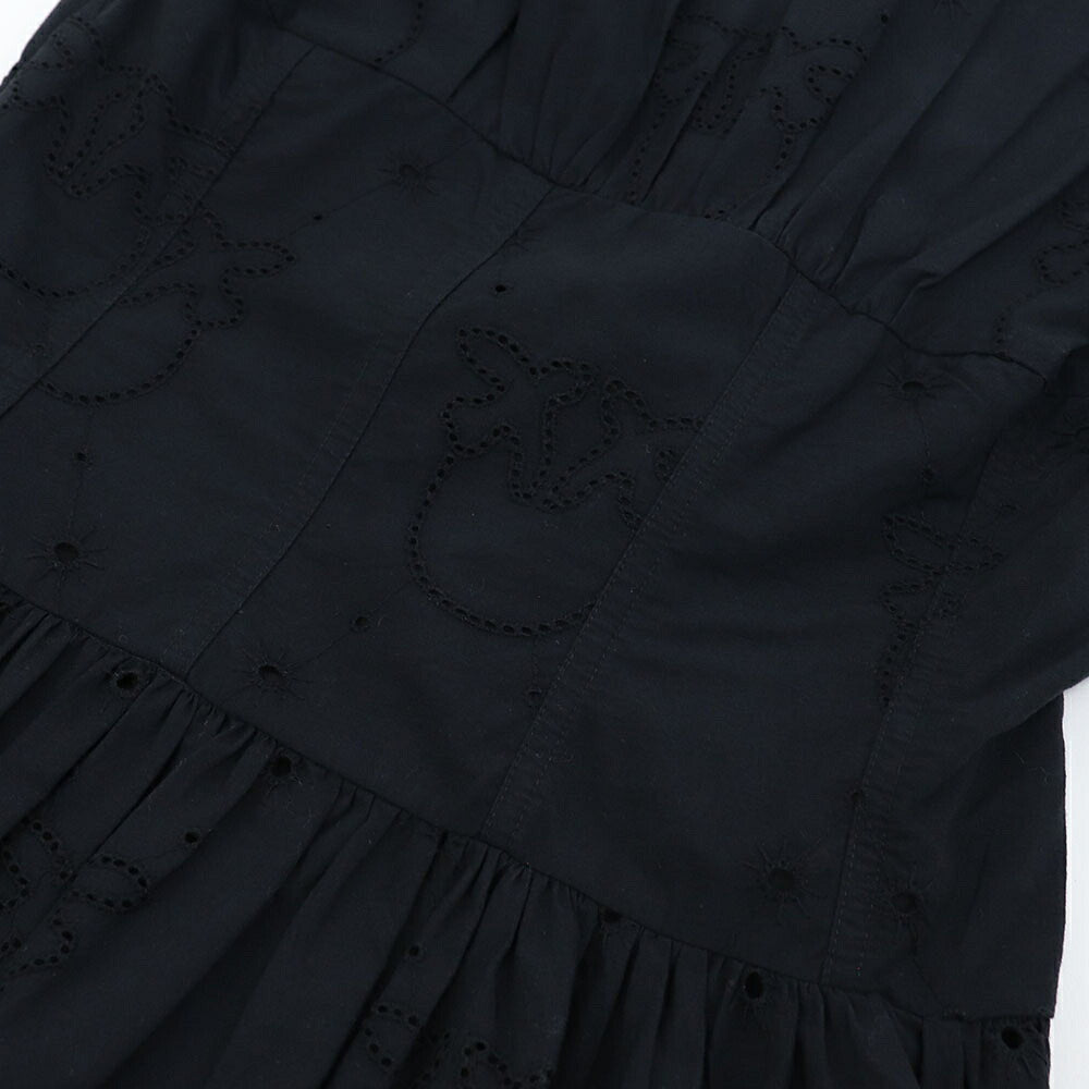 PINKO ピンコ レディース ワンピース ブラック コットン ミニ丈 1G1768-Y7V1