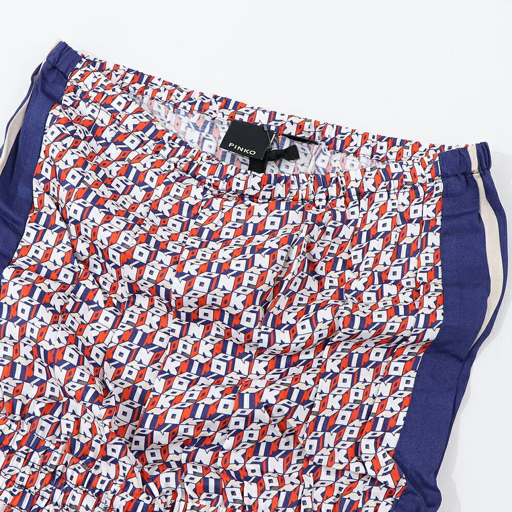 PINKO ピンコ レディース オールインワン ピンク系 ロゴ 総柄 1G17BZ-Y7YB