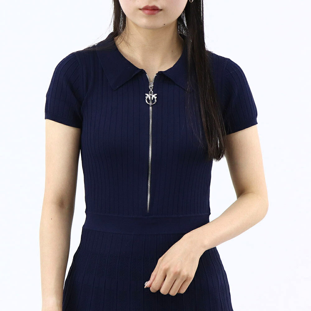PINKO ワンピース ネイビー タイト 1G17MY-Y81U