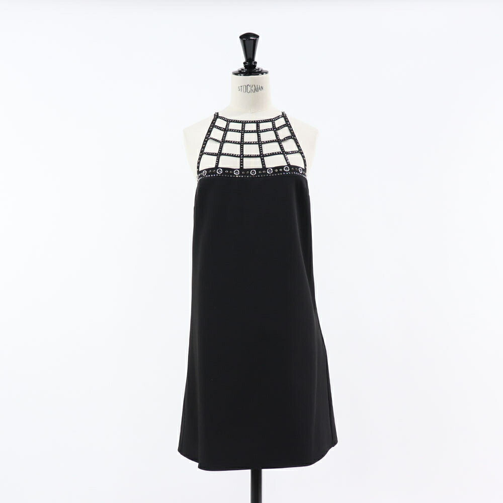 PINKO ワンピース ブラック スタッズ 1G17XP-A034
