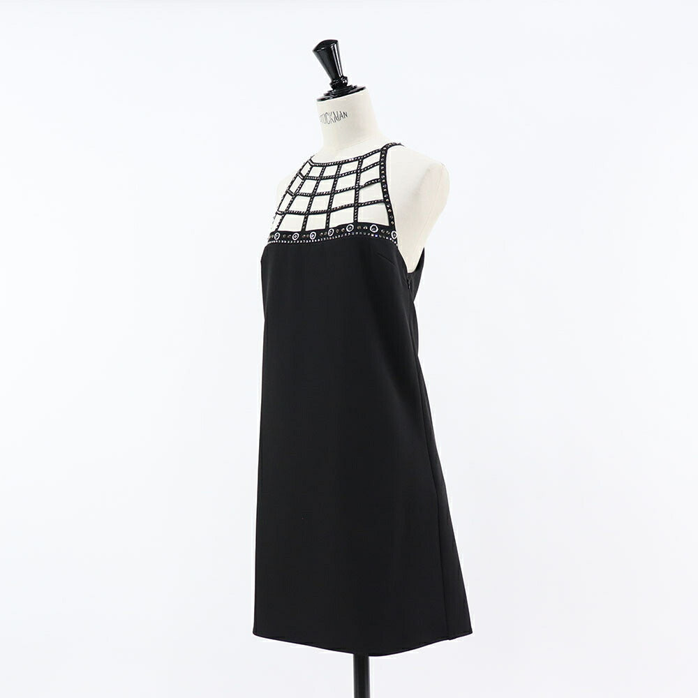 PINKO ワンピース ブラック スタッズ 1G17XP-A034
