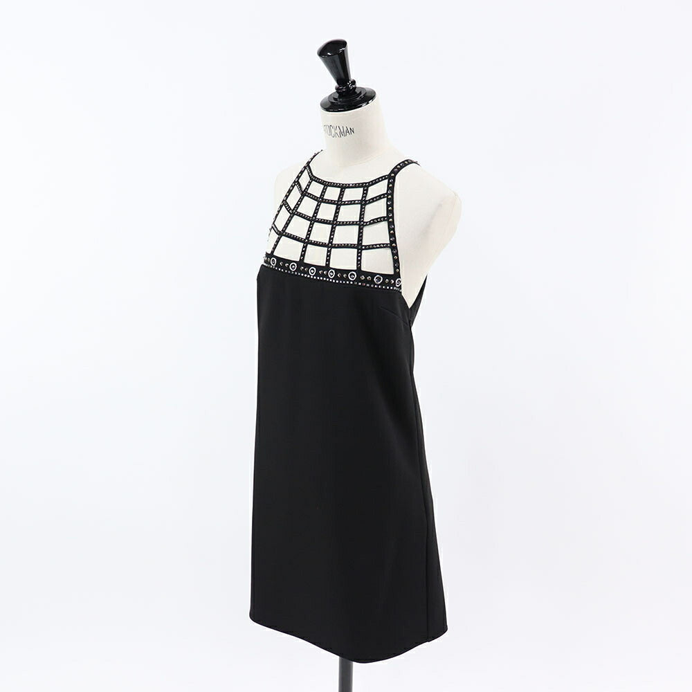 PINKO ワンピース ブラック スタッズ 1G17XP-A034