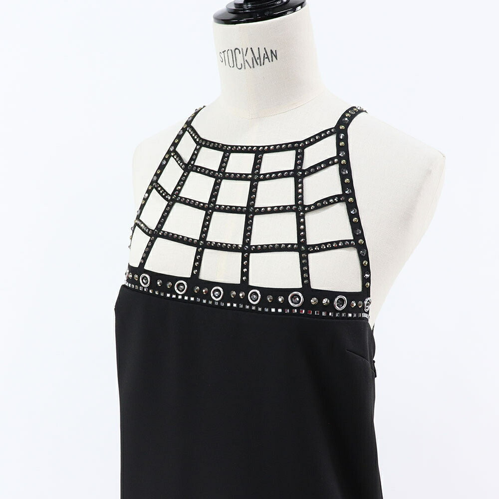 PINKO ワンピース ブラック スタッズ 1G17XP-A034