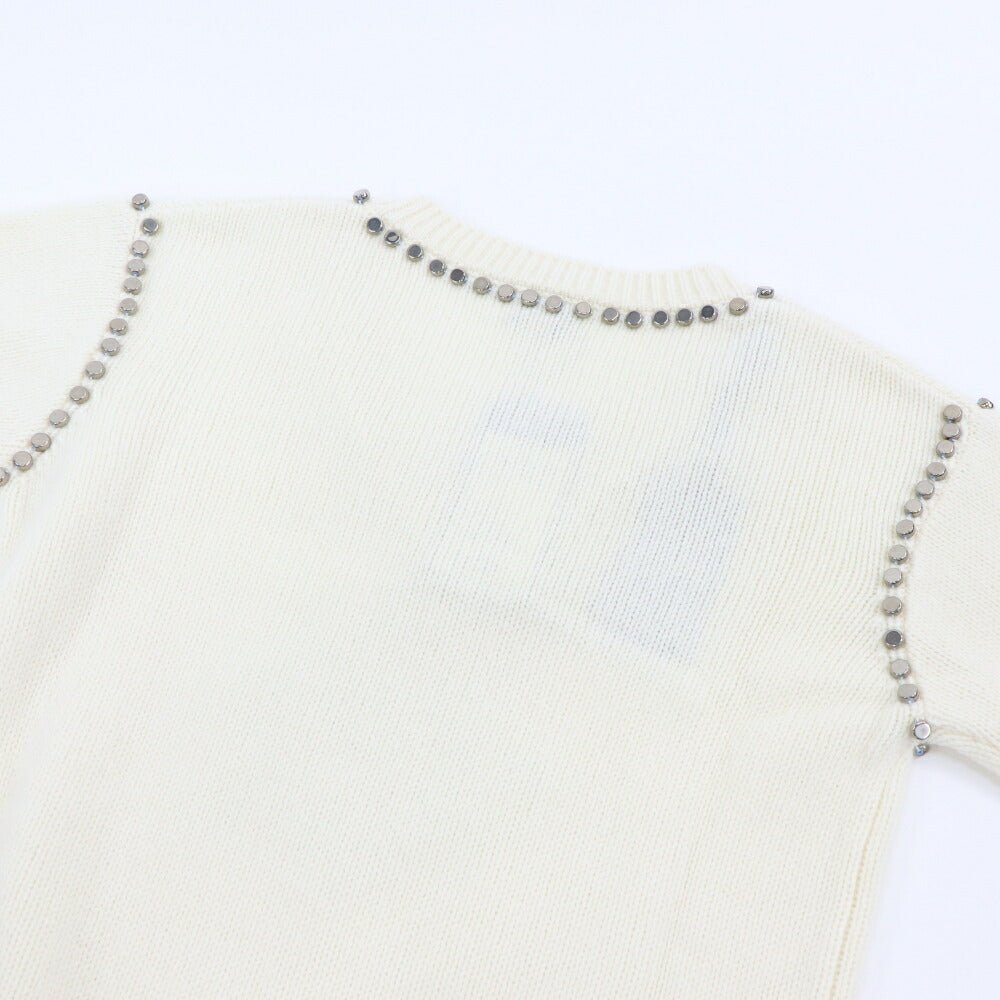 PINKO ニット ホワイト Vネック 1G17ZA-A020