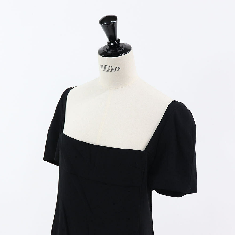 PINKO ピンク ブラック ミニワンピース 無地 シンプル 1G18D4-7624