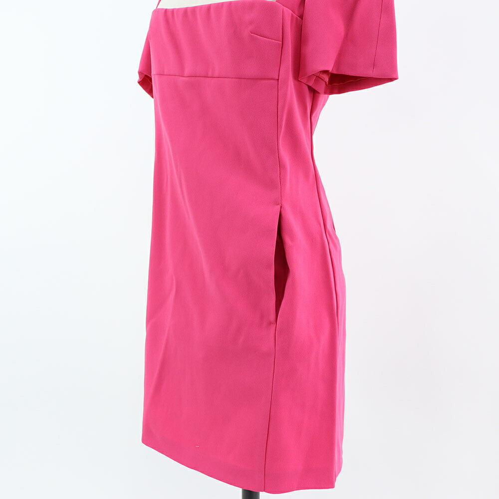 PINKO ピンク ブラック ミニワンピース 無地 シンプル 1G18D4-7624