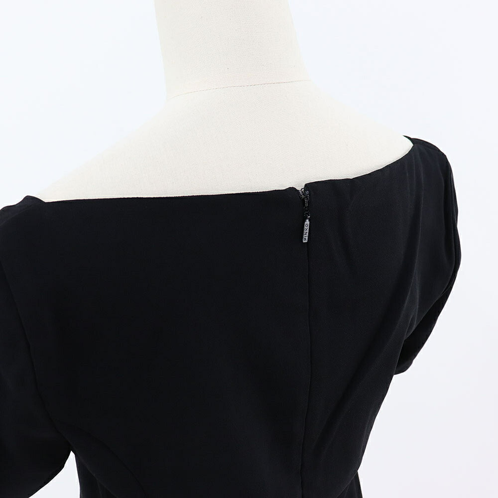 PINKO ピンク ブラック ミニワンピース 無地 シンプル 1G18D4-7624